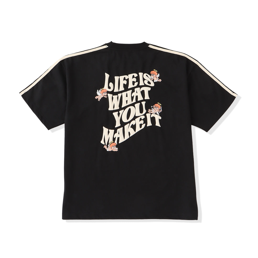 HEAVY WEIGHT 7.5oz ANGEL LOGO LINE TEE – That's life online