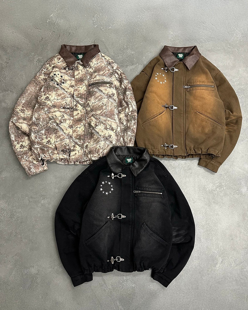 Vintage styles Star logo Duck Fireman Jacket – That's life online