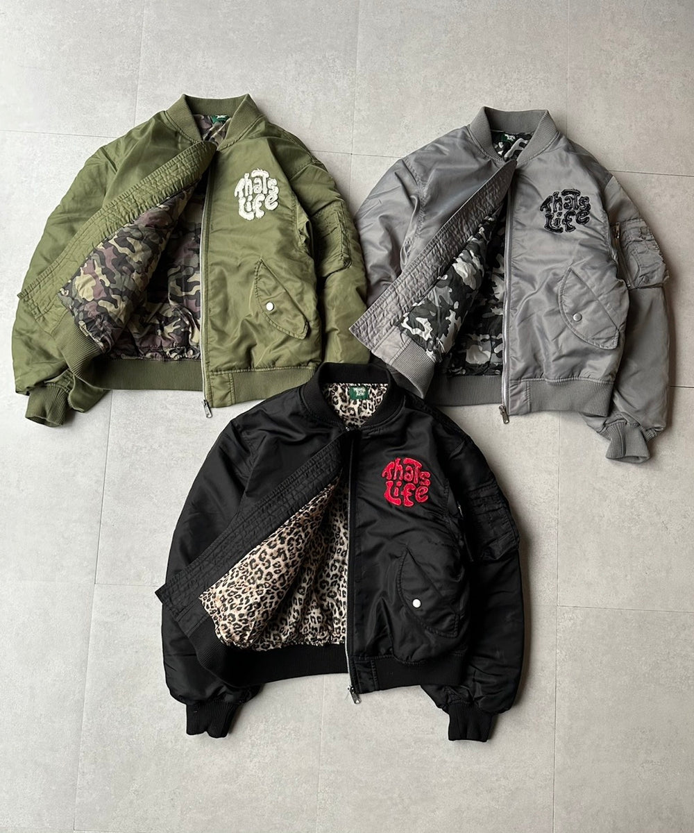 【新品未使用】ザッツライフ　that's life MA-1フライトジャケット Military styles Worldwide Flight MA-1 Jackets – That's life online