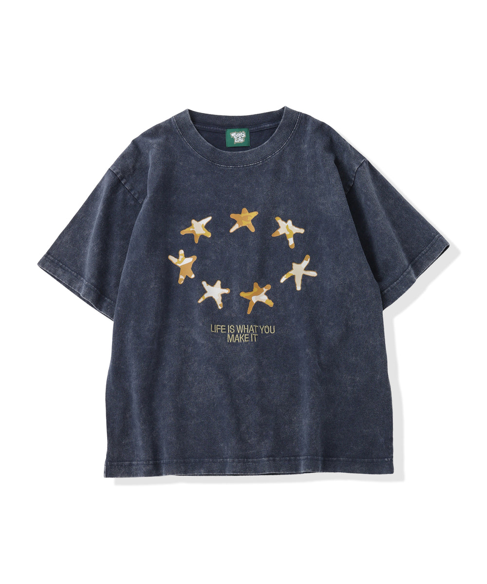 Star camo logo tee