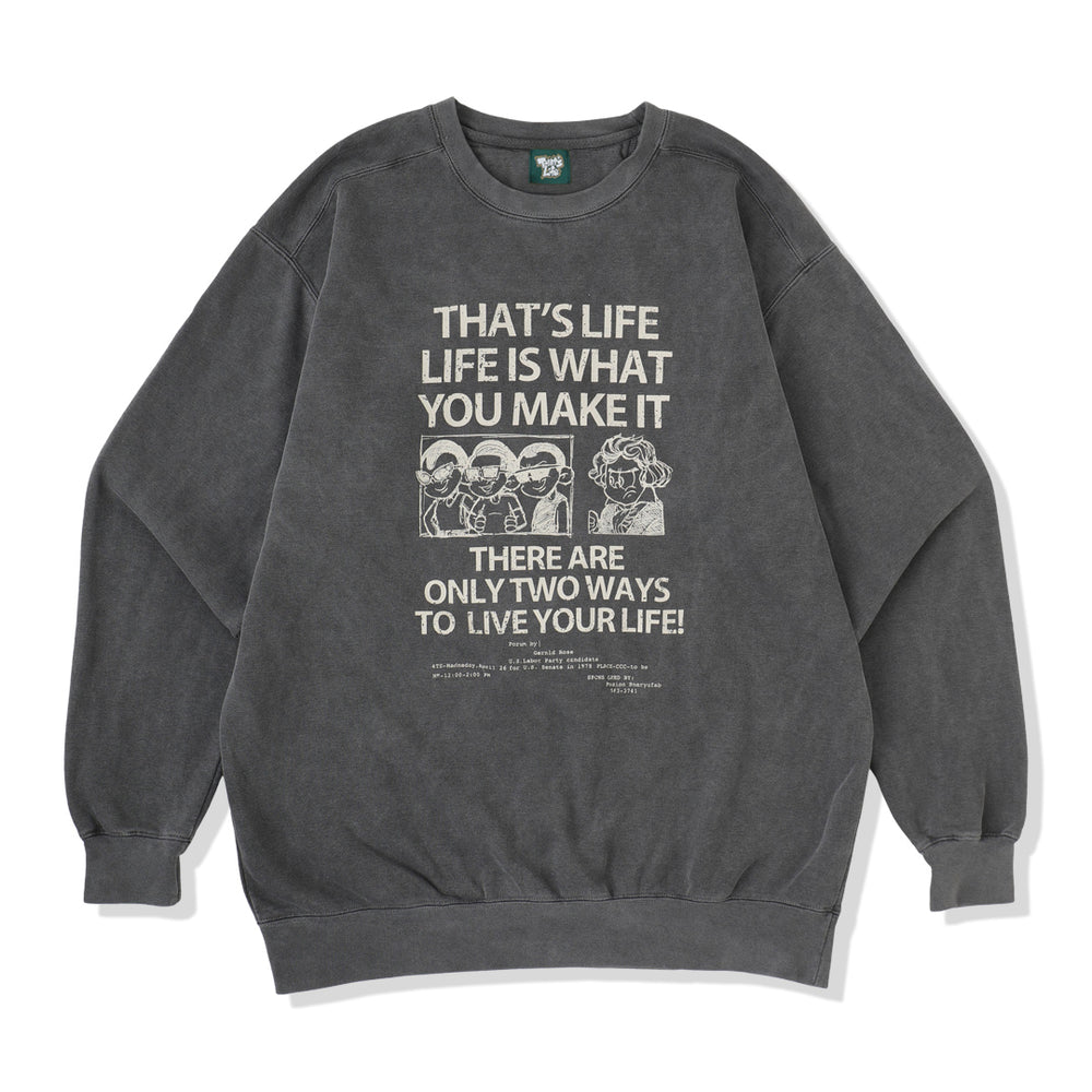 90s Vintage styles pigment sweat “BEETHOVEN”