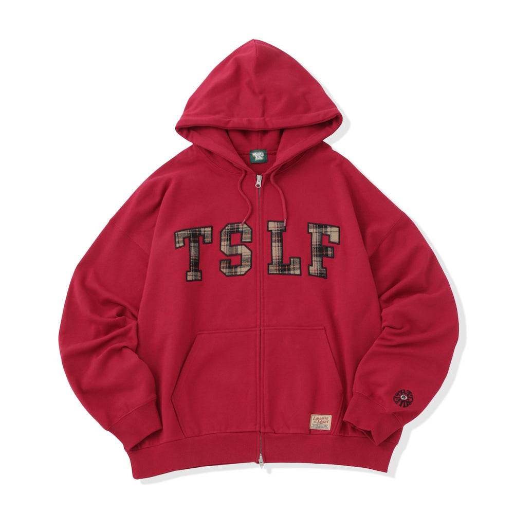 12.0oz FRONT LOGO ZIP HOODIE
