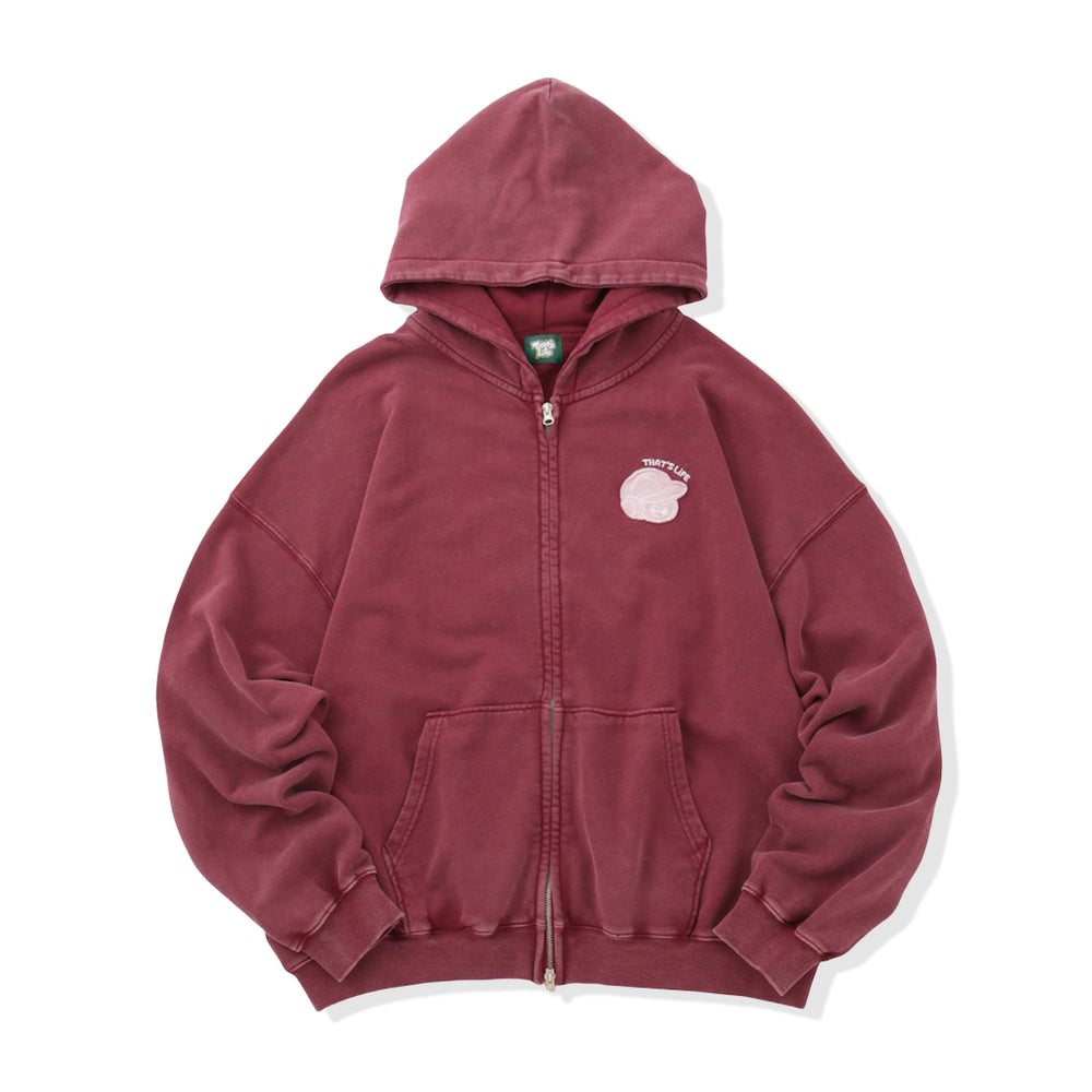Number logo Full zip hoodie