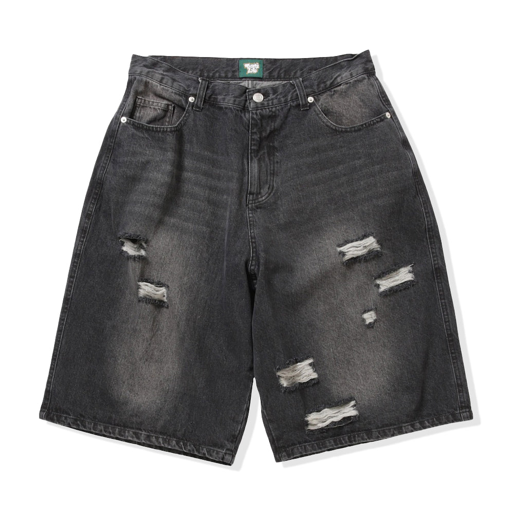 Denim-inspired damege shorts