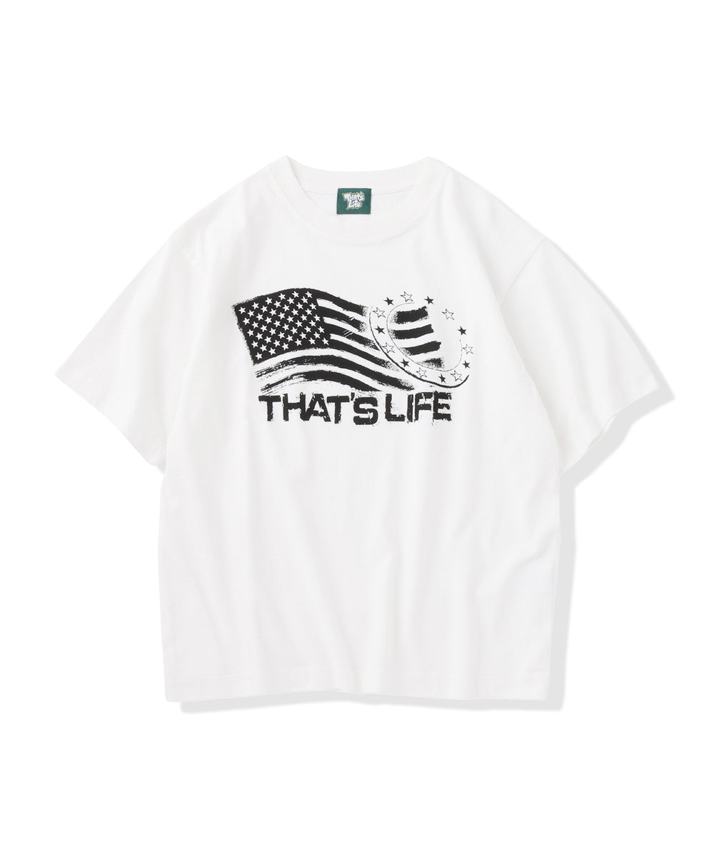 Vintage styles Wave Flag tee