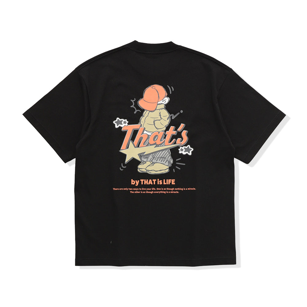 HEAVY WEIGHT 7.1oz "CAP BOY" LOGO TEE