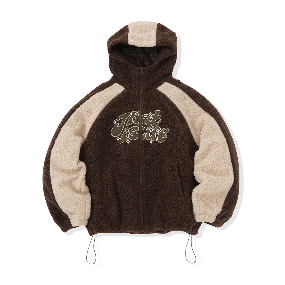 Wave logo fleece full zip-up
