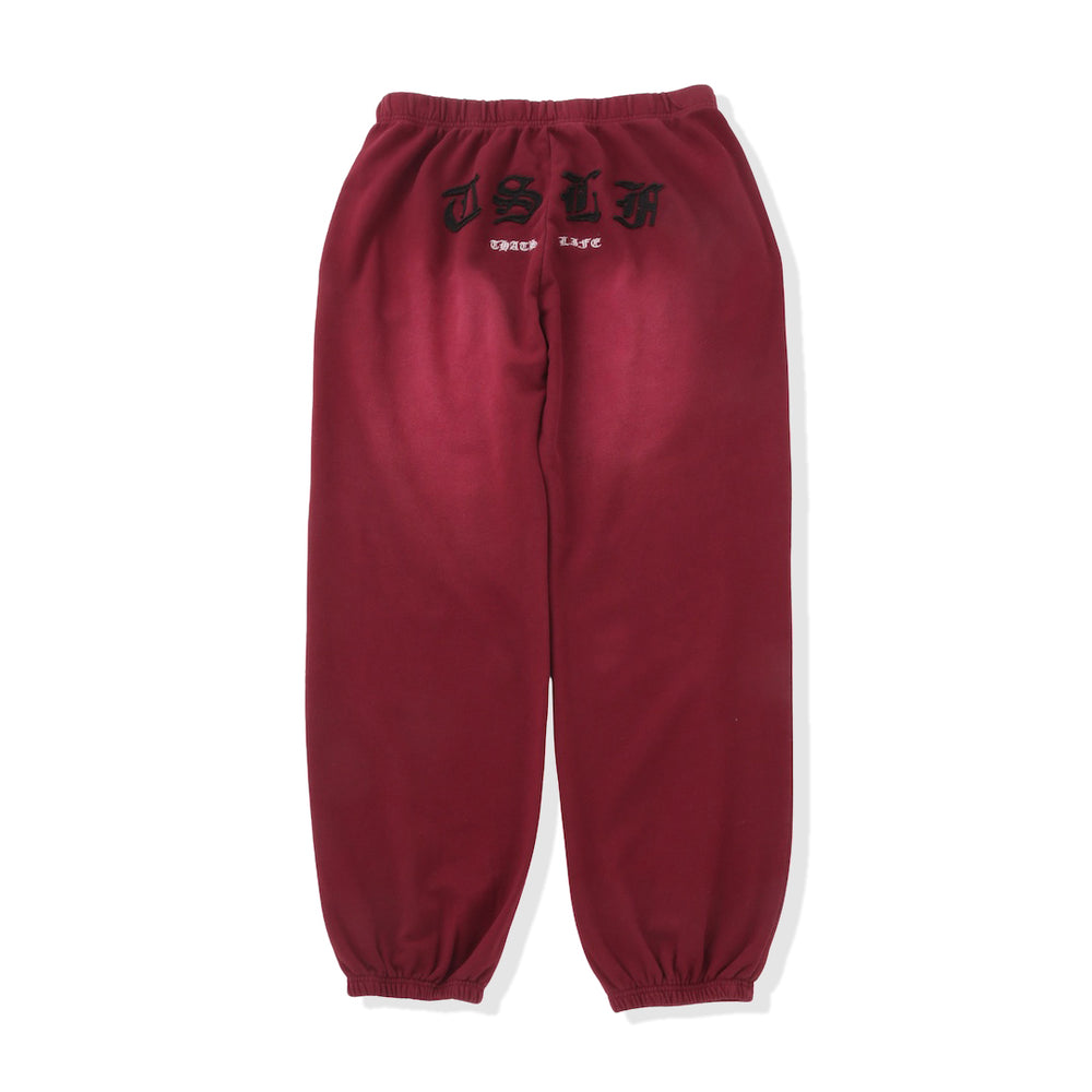 Vintage styles Patch work logo sweat pants