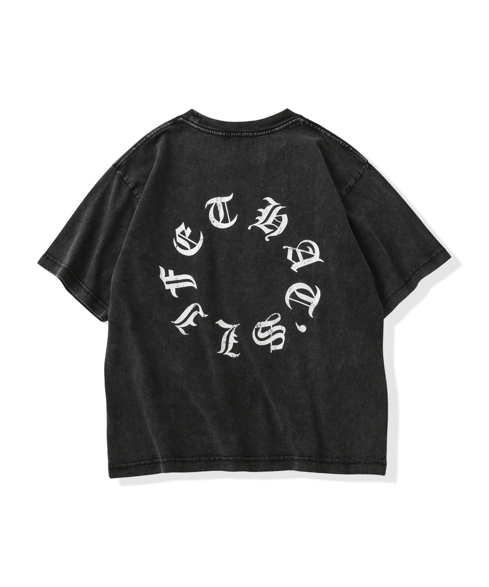 Vintage styles Circle logo tee