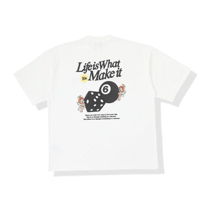 HEAVY WEIGHT 6.5oz “ANGEL DICE” TEE / Off White
