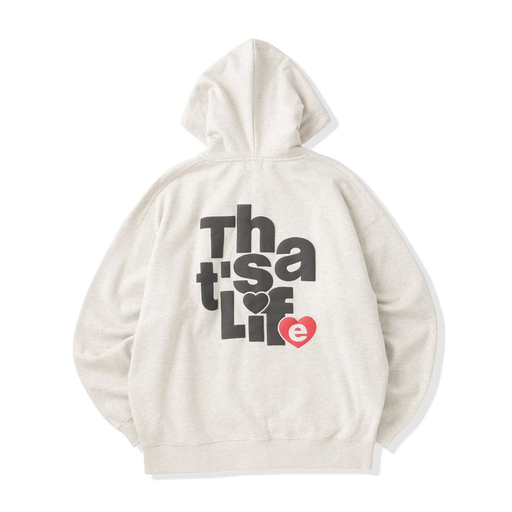 HEAVY WEIGHT 13.0oz “HEARTSTACK” logo zip hoodie free