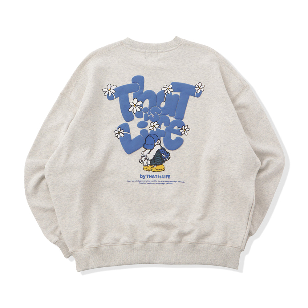 HEAVY WEIGHT 11.0oz "FLOWER BOY" LOGO SWEAT