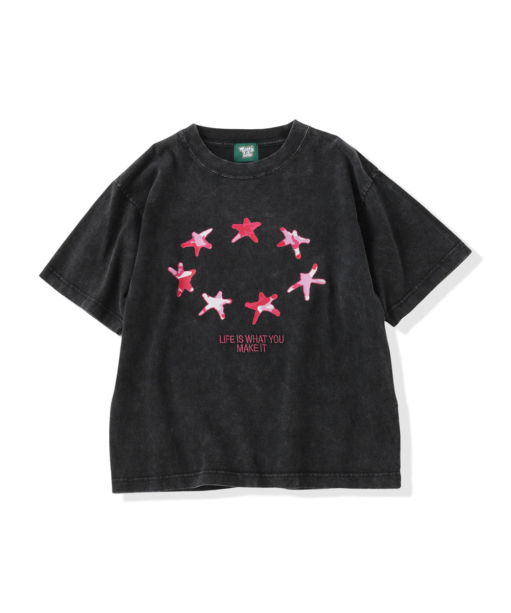 Star camo logo tee