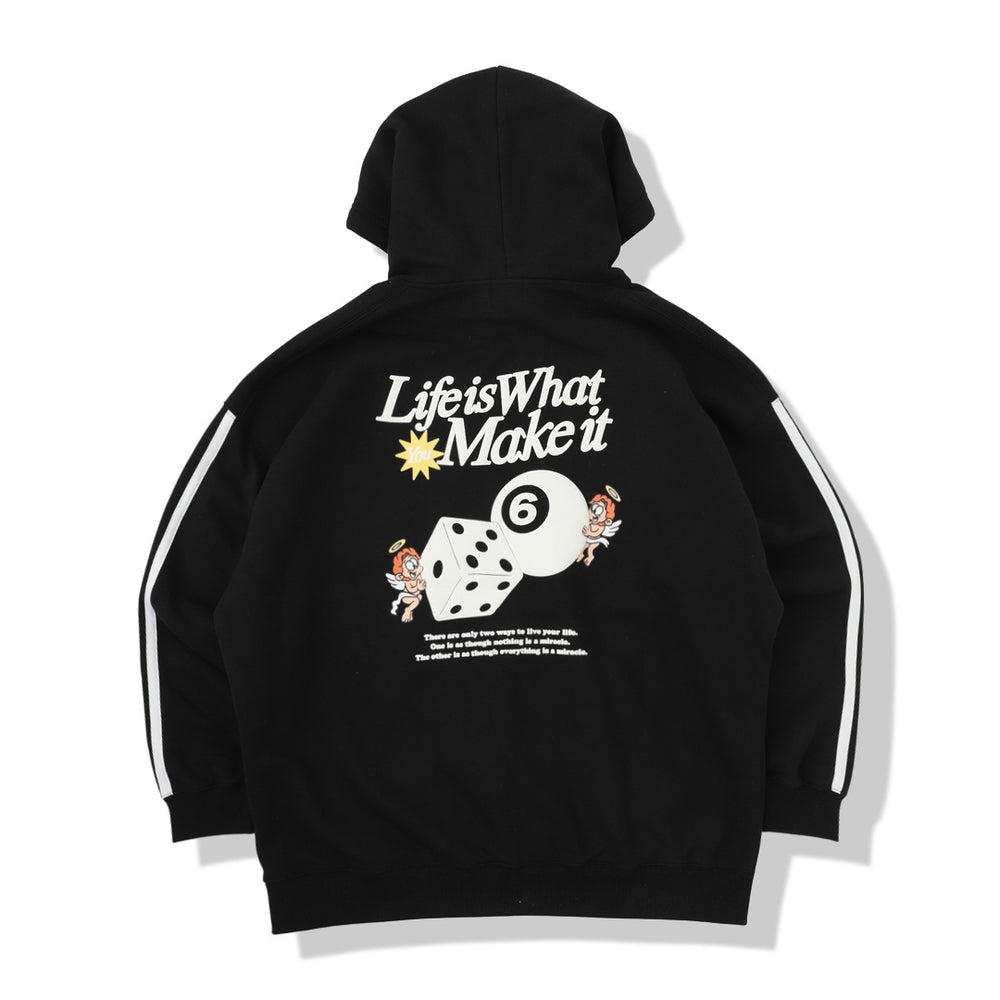 HEAVY WEIGHT “ANGEL DICE” LOGO LINE HOODIE 