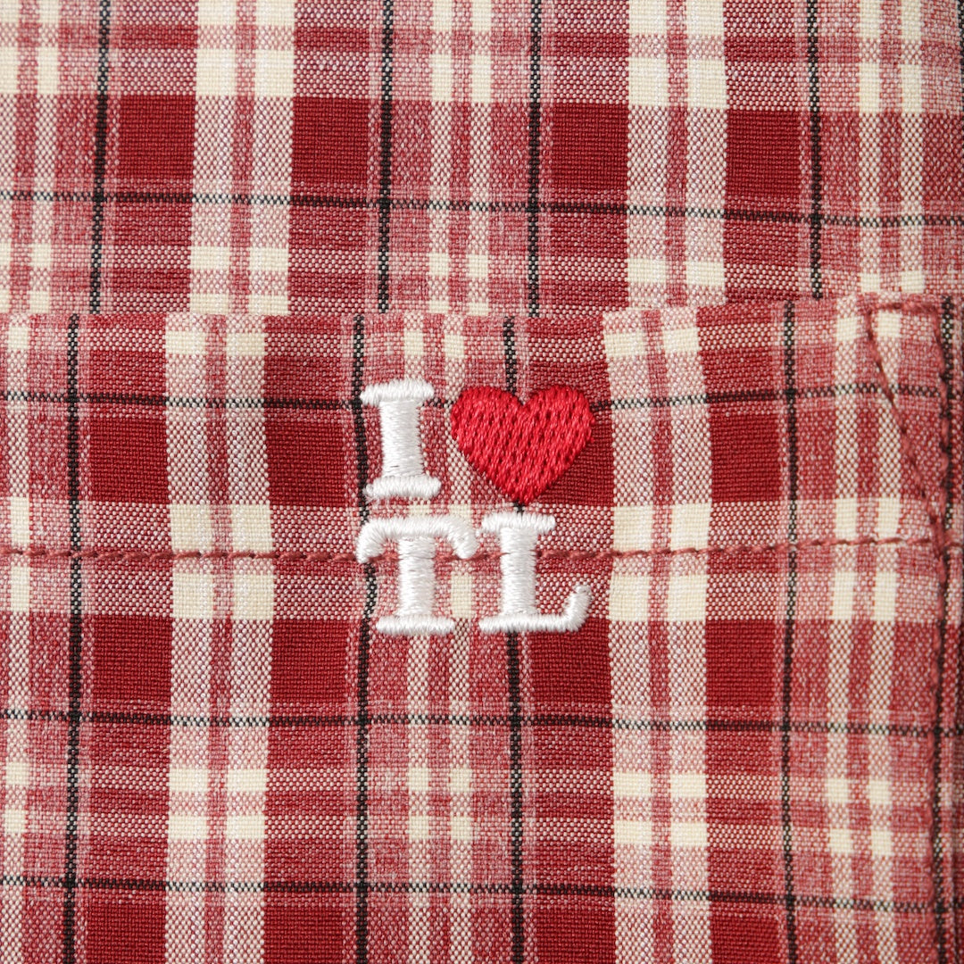 I ♥ TL  CHECK SHIRT