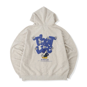 HEAVY WEIGHT 11.0oz "FLOWER BOY" LOGO ZIP HOODIE