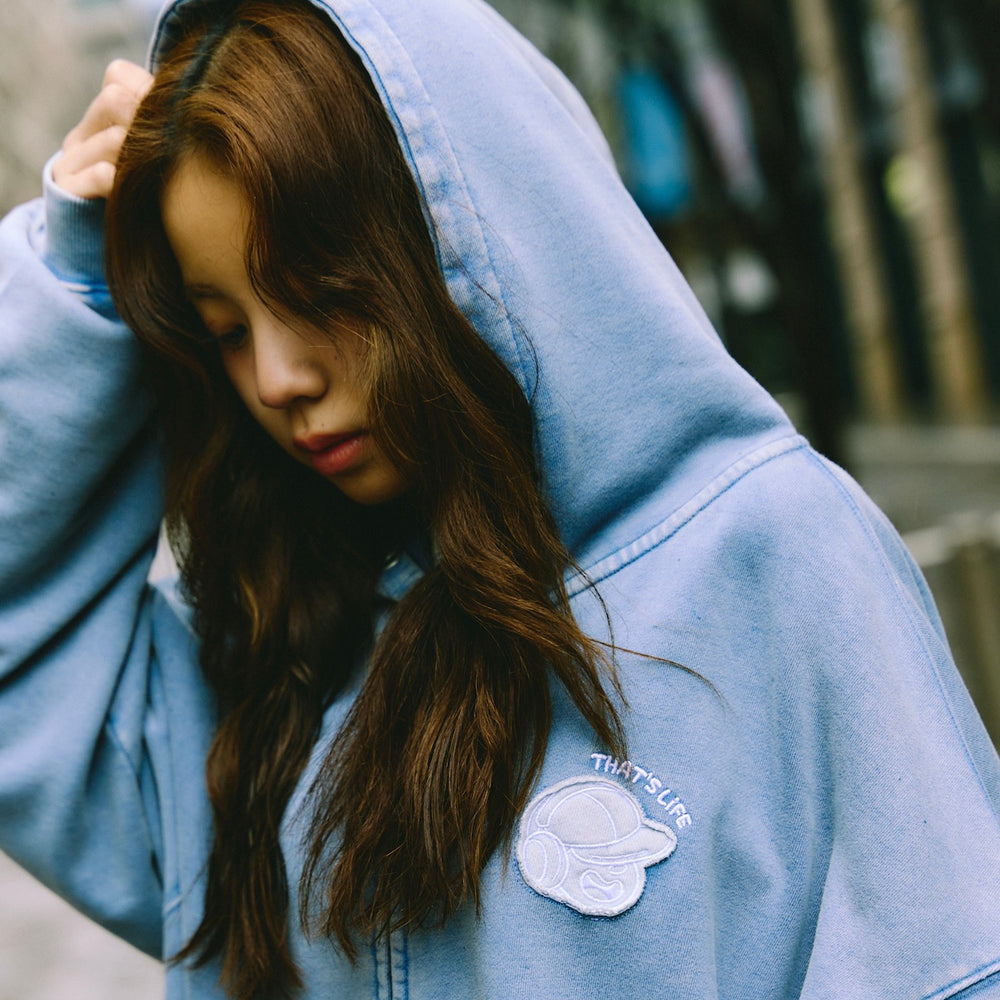 Number logo Full zip hoodie