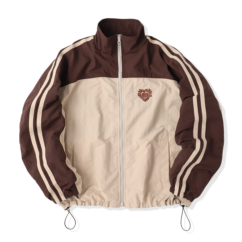 Heart logo 2way Reversible Nylon Jackets free