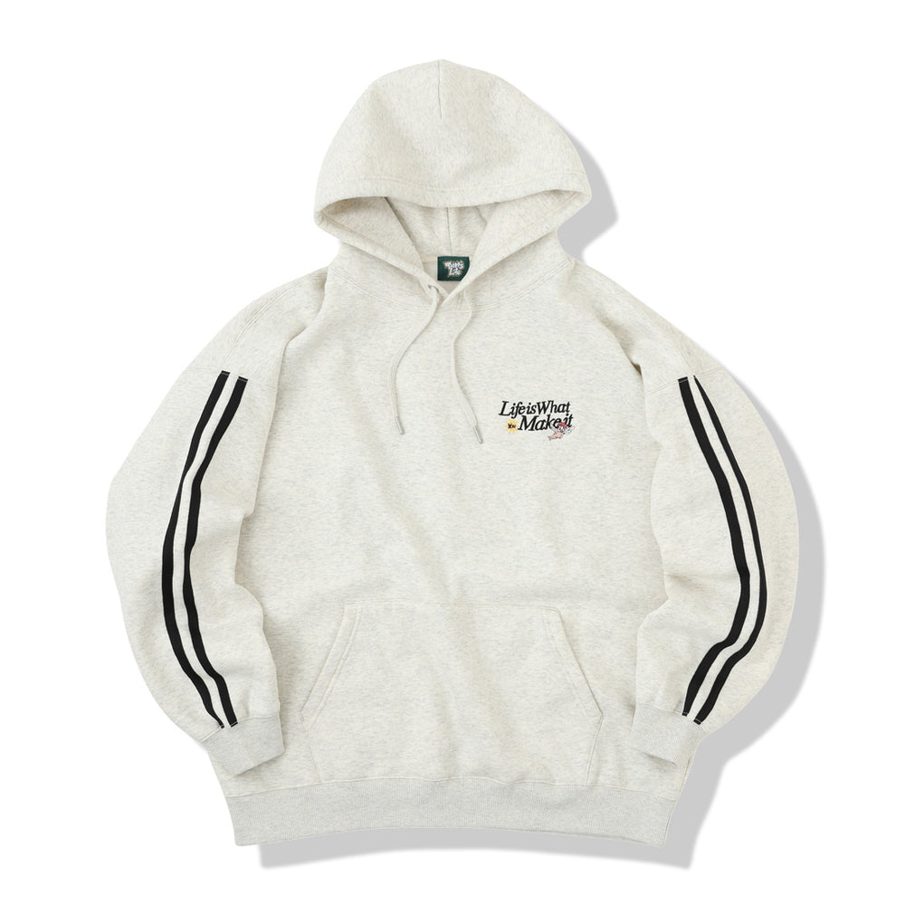 HEAVY WEIGHT “ANGEL DICE” LOGO LINE HOODIE 