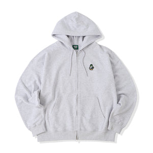 HEAVY WEIGHT 11.0oz "FLOWER BOY" LOGO ZIP HOODIE