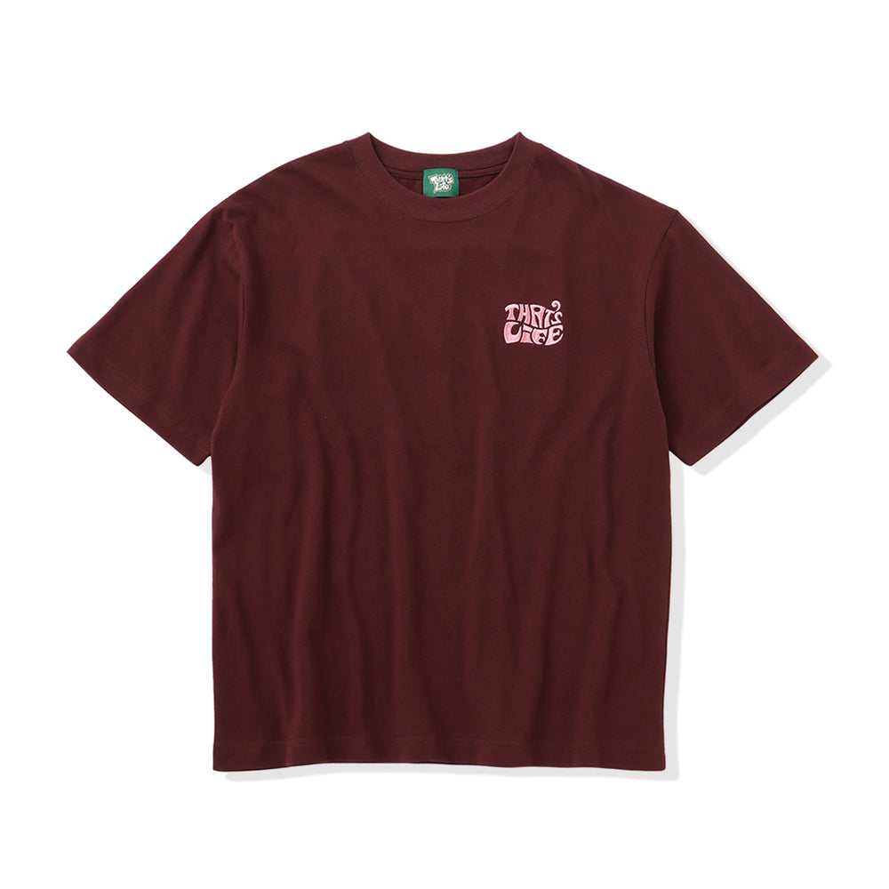 Surf logo back print T-shirt