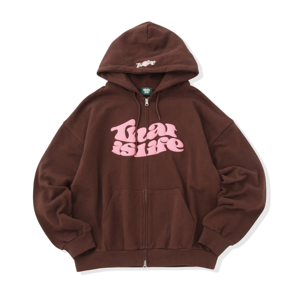 HEAVY WEIGHT 12.0oz FRONT LOGO ZIP HOODIE