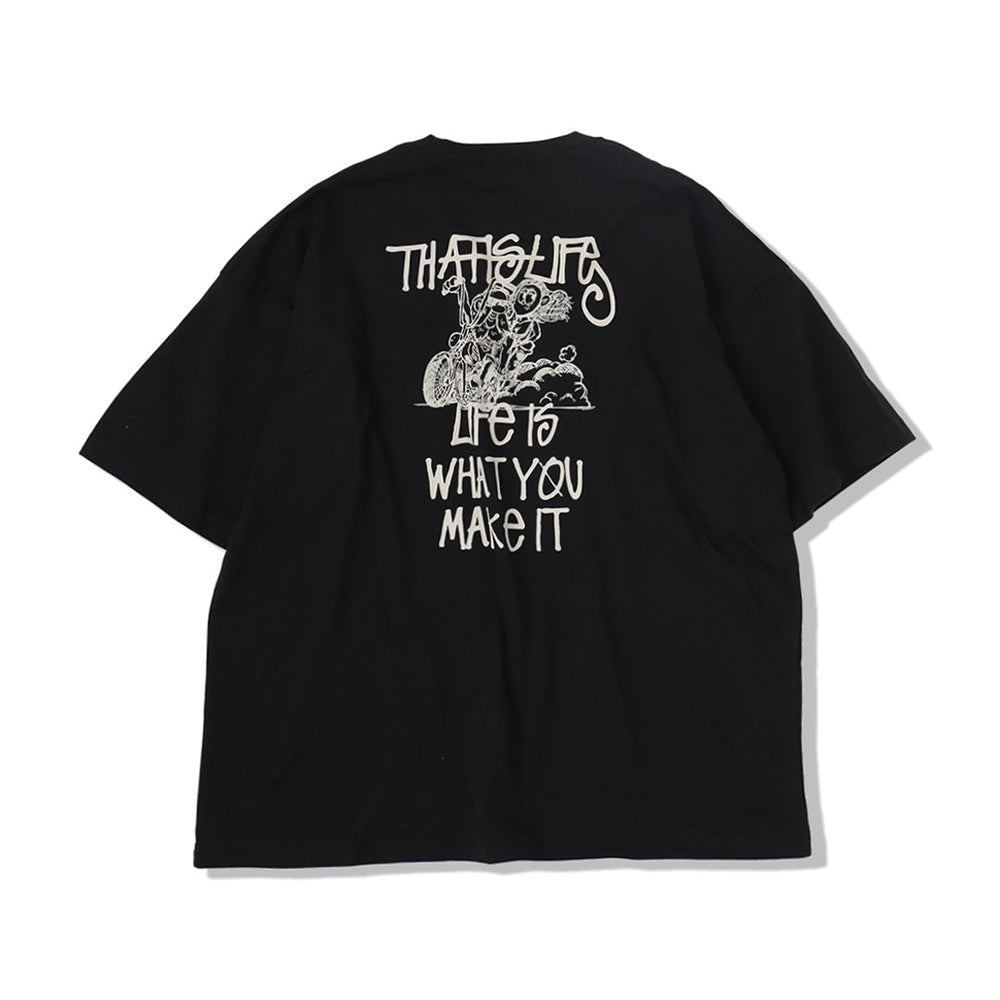 HEAVY WEIGHT 6.8oz BIKER LOGO TEE