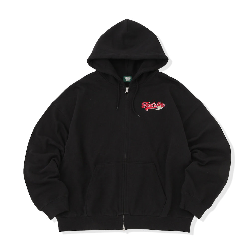 HEAVY WEIGHT 12.0oz ANGEL LOGO ZIP HOODIE