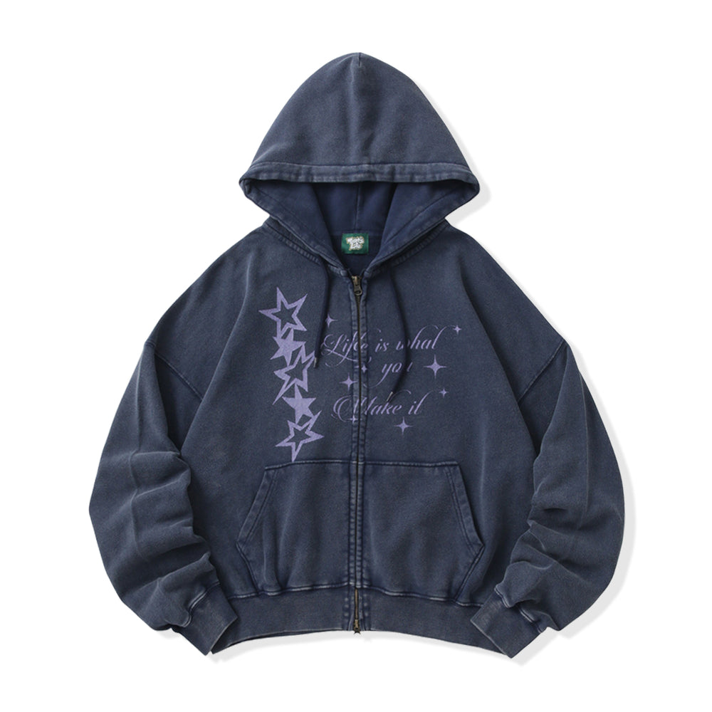 Vintage styles Starfall Script zip hoodie free
