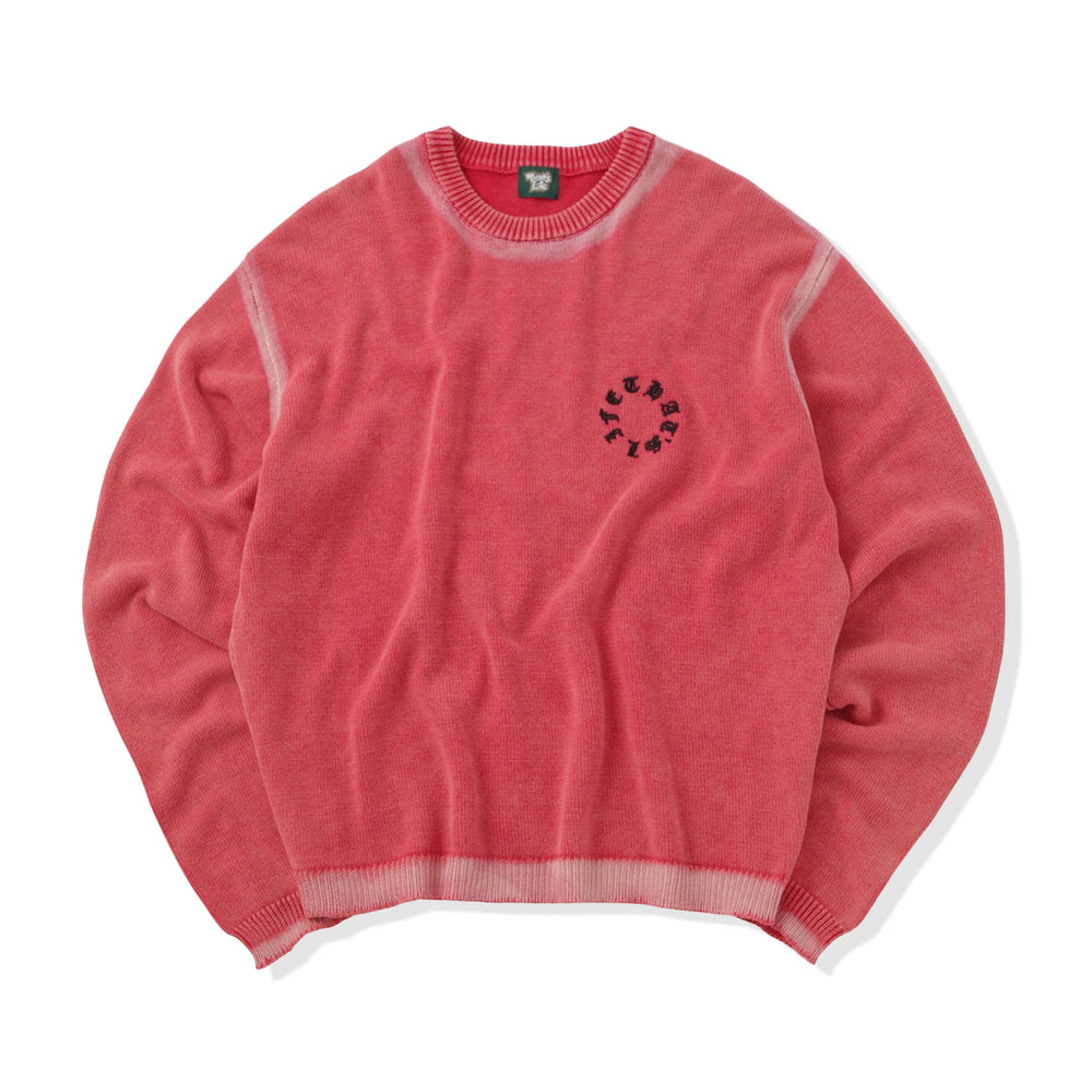 Vintage styles Circle logo knit
