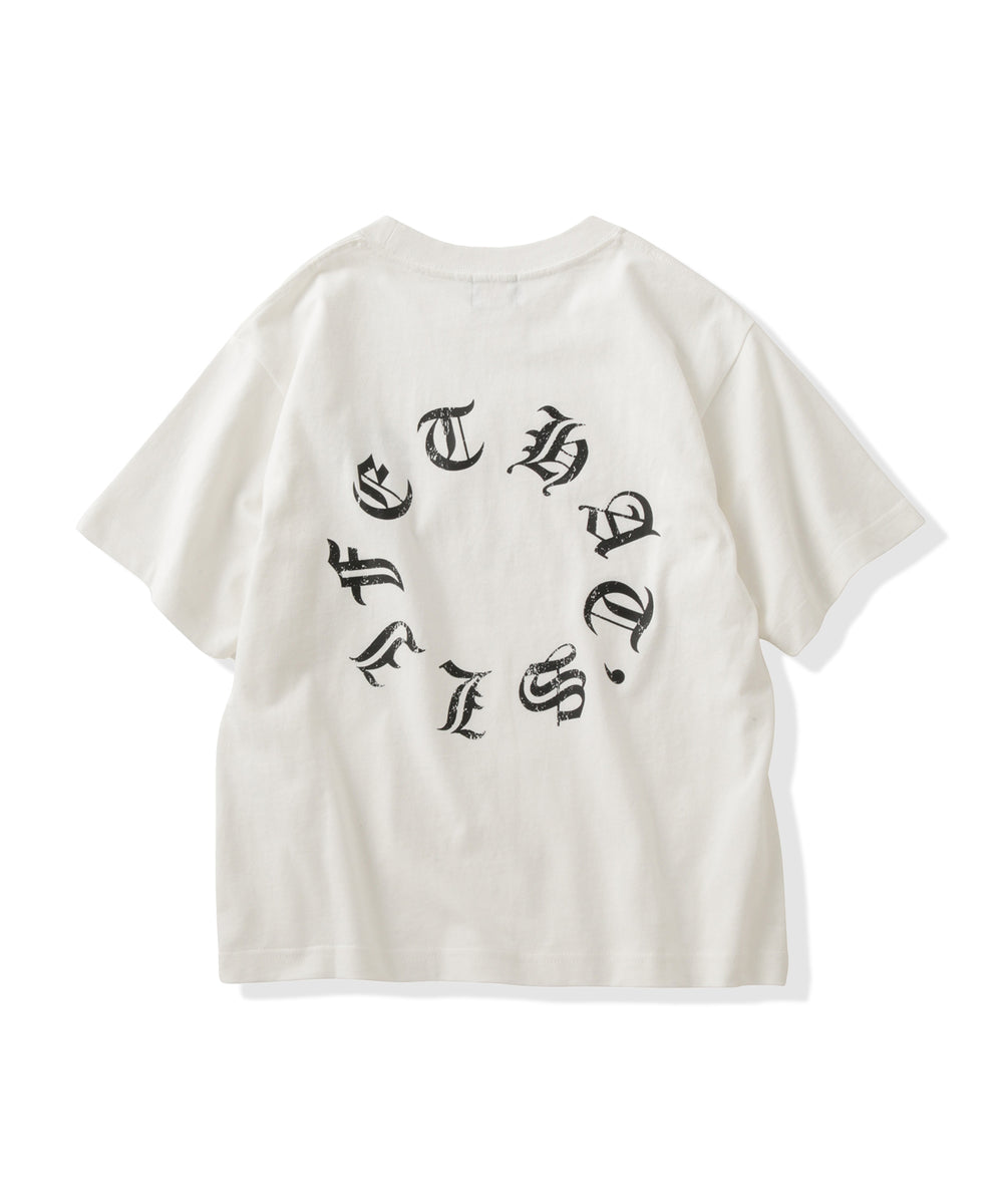 Vintage styles Circle logo tee
