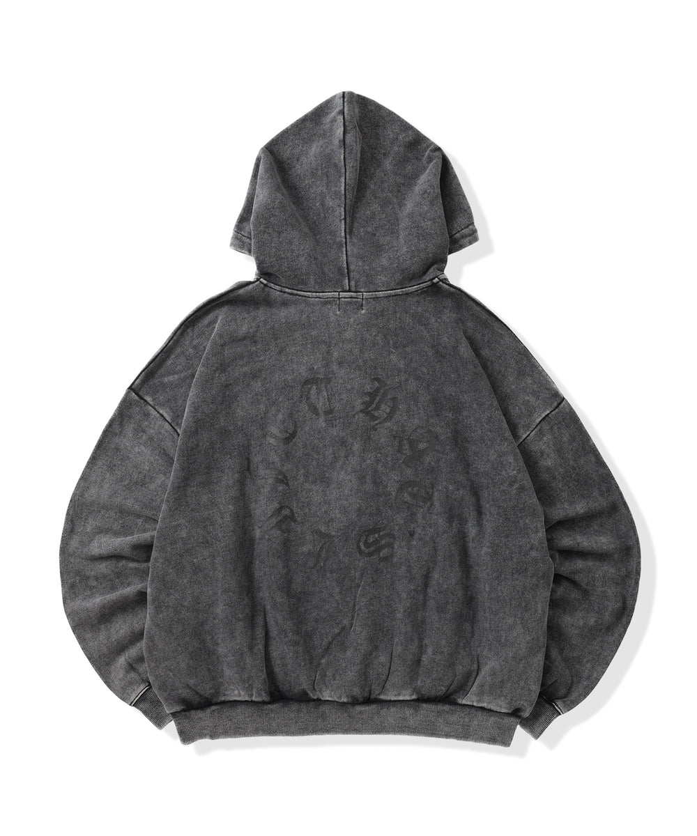 Vintage styles Circle logo zip hoodie free
