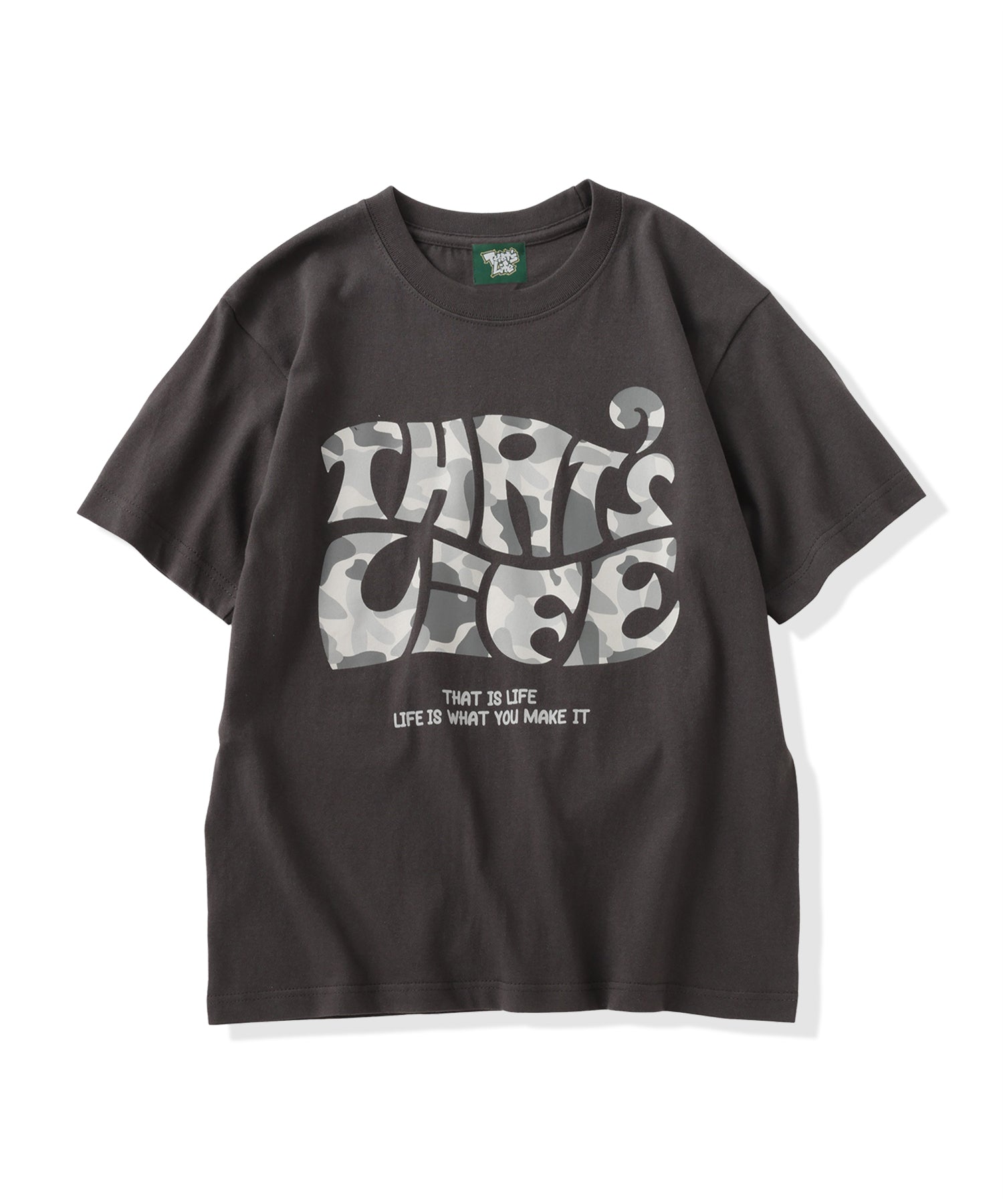 Surf Camo logo front print tee – That's life online store