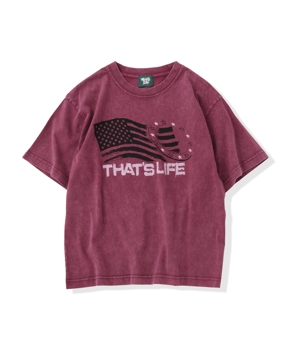 Vintage styles Wave Flag tee