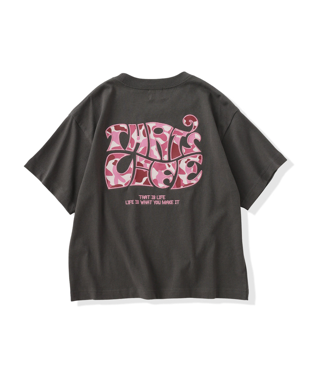 Surf Camo logo print tee