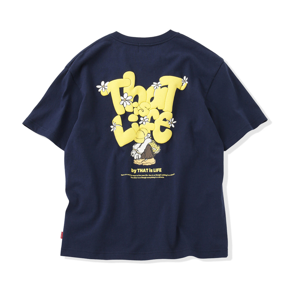 HEAVY WEIGHT 8.2oz "FLOWER BOY" LOGO TEE