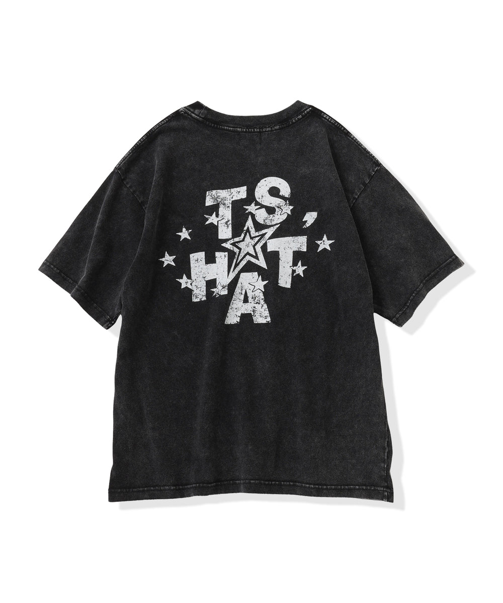Vintage styles Rock Star logo tee