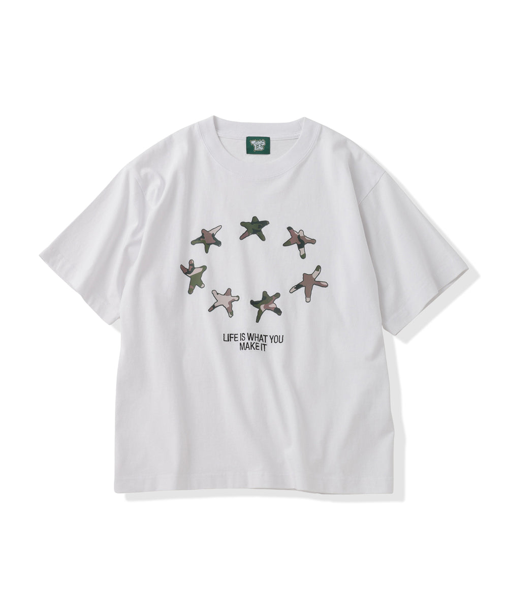 Star camo logo tee