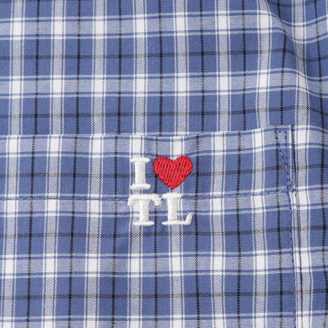 I ♥ TL  CHECK SHIRT