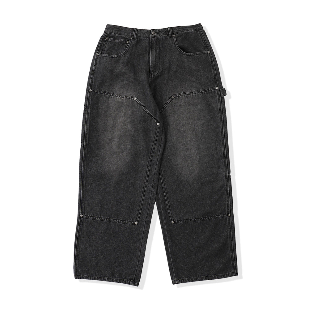 “CAP BOY” logo Original Double Knee Denim