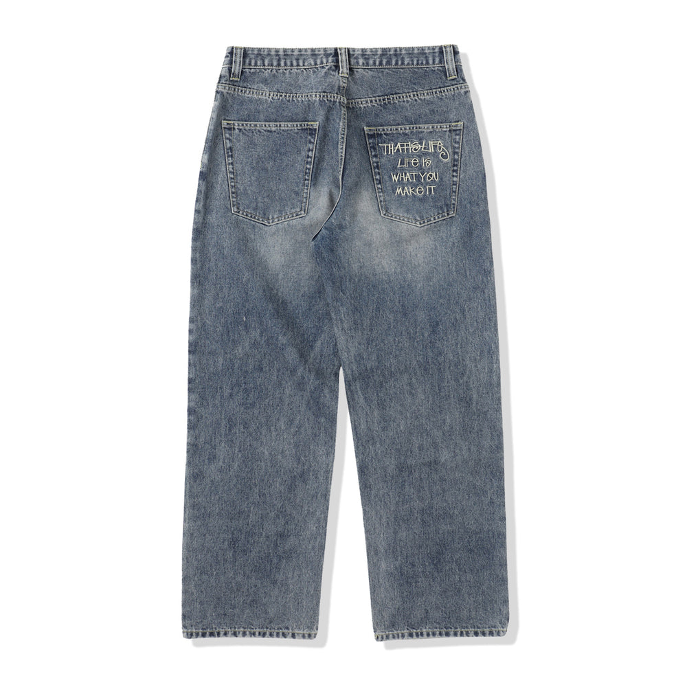 Vintage styles Biker Denim Set up / Pants