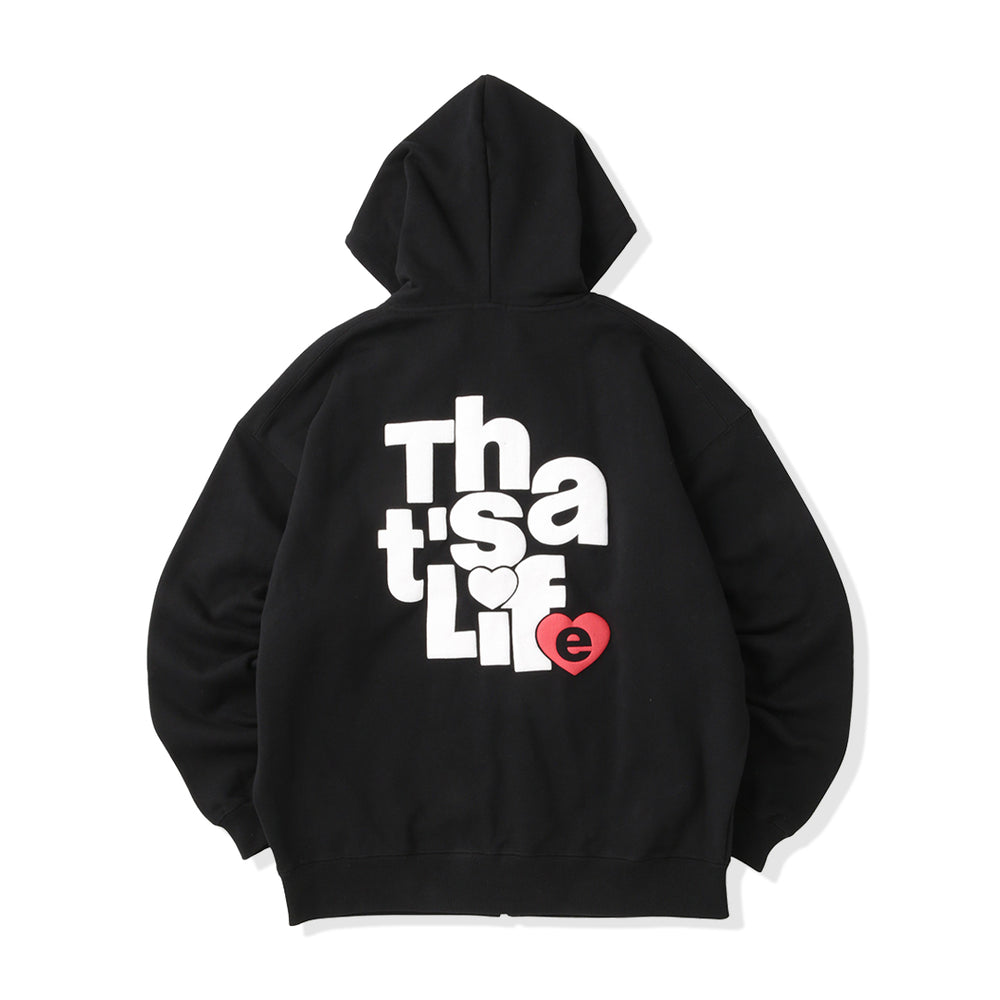 HEAVY WEIGHT 13.0oz “HEARTSTACK” logo zip hoodie free