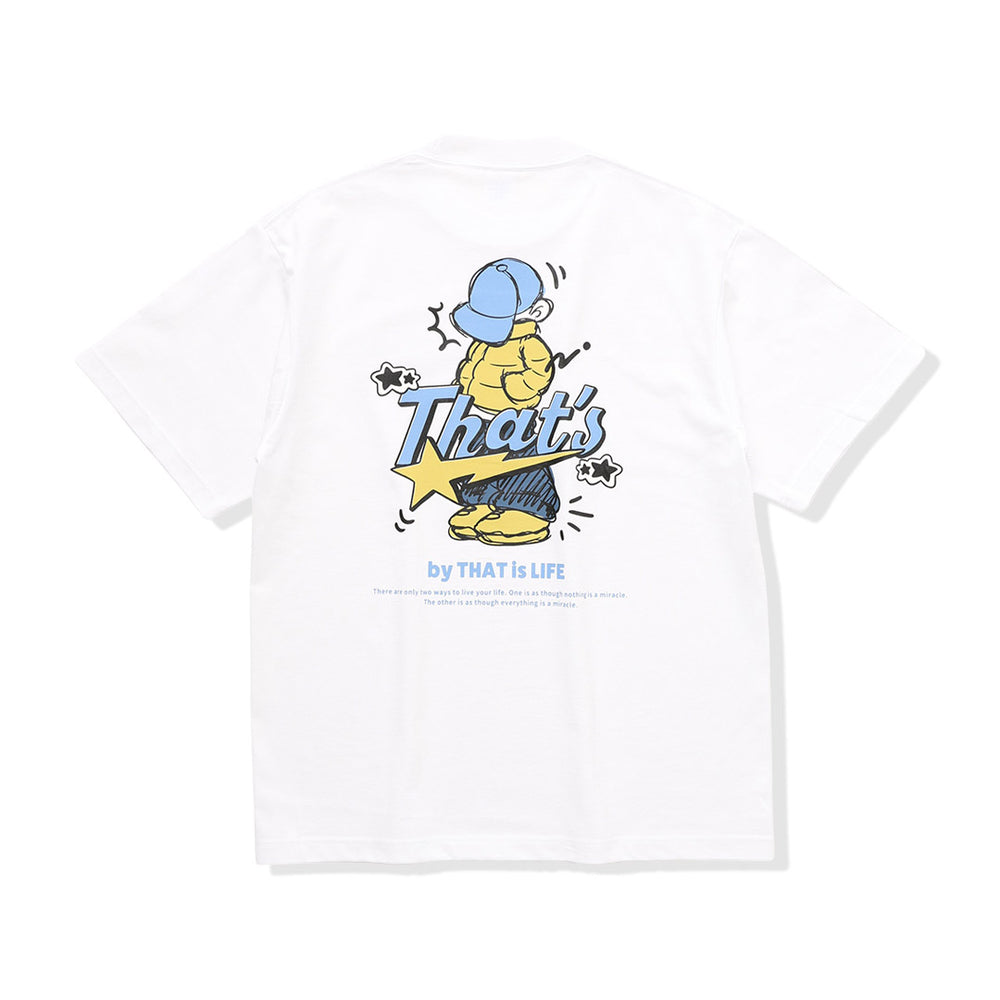 HEAVY WEIGHT 7.1oz "CAP BOY" LOGO TEE free