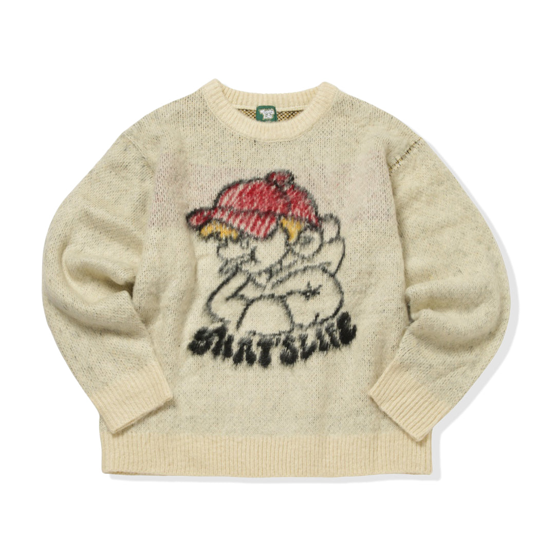 That's life "CANDY BOY" logo knit