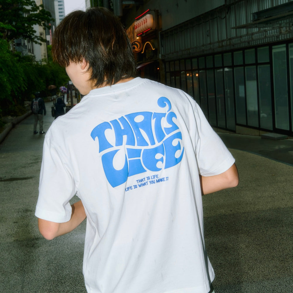 Surf logo back print T-shirt