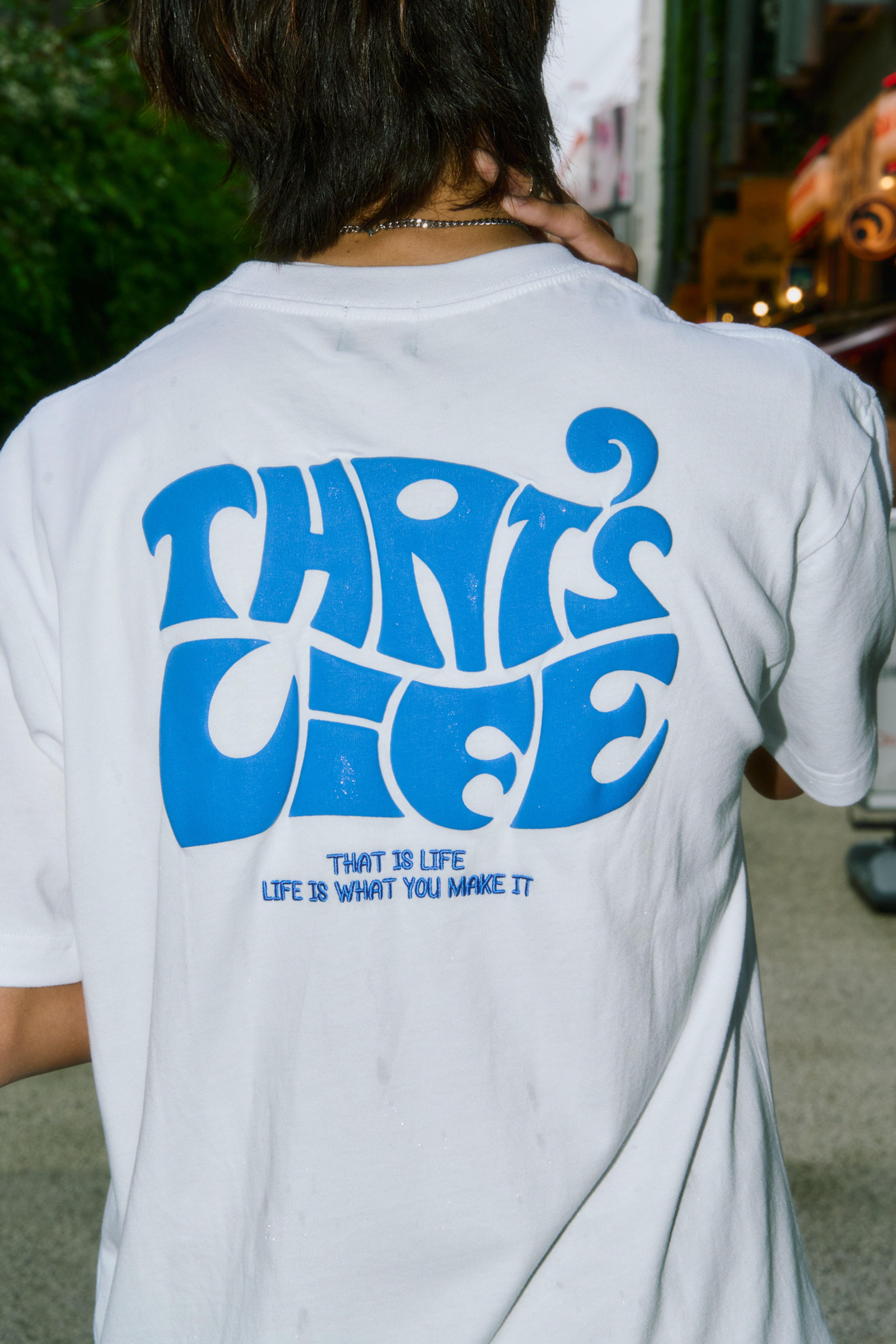 Surf logo back print T-shirt free