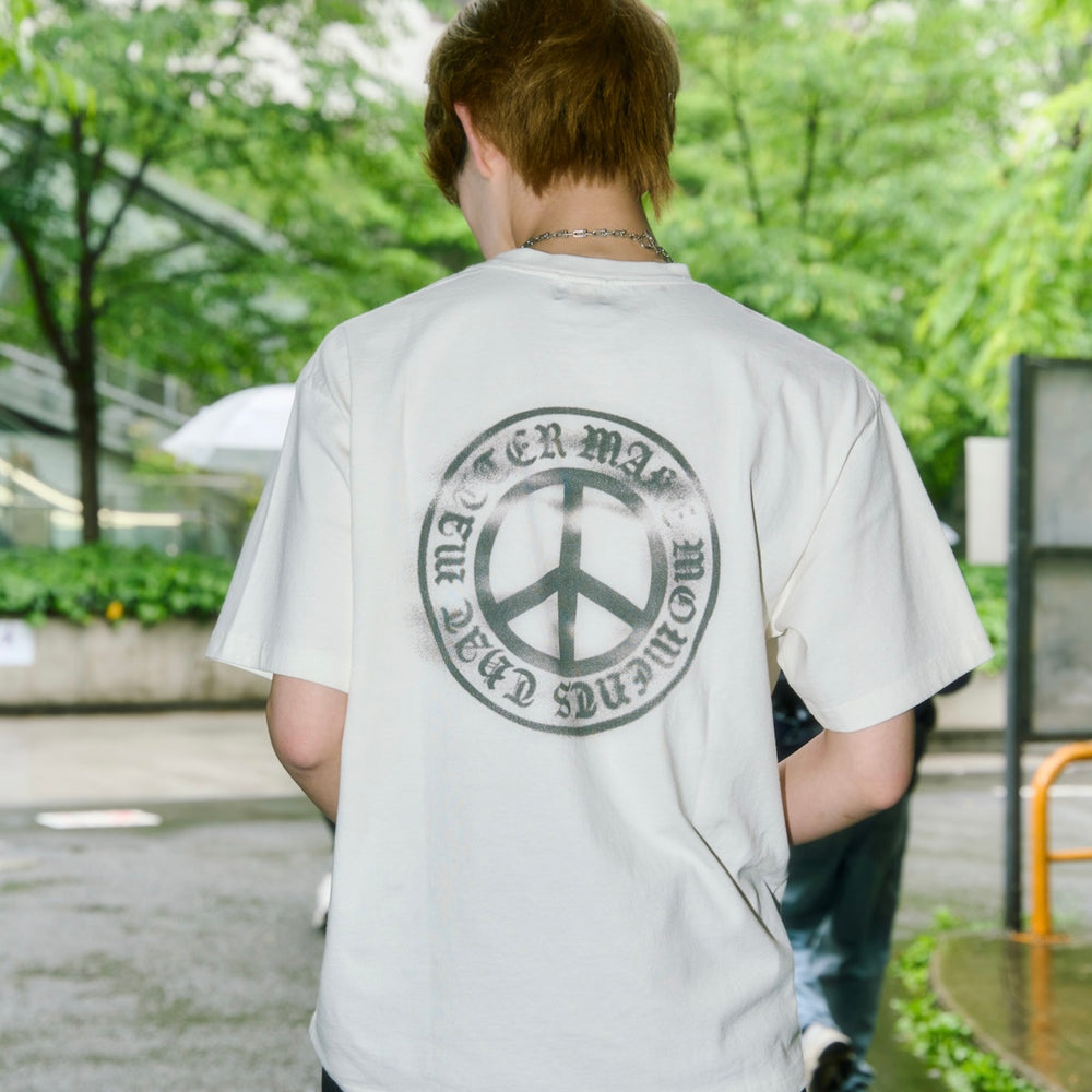 Washed Peace logo tee