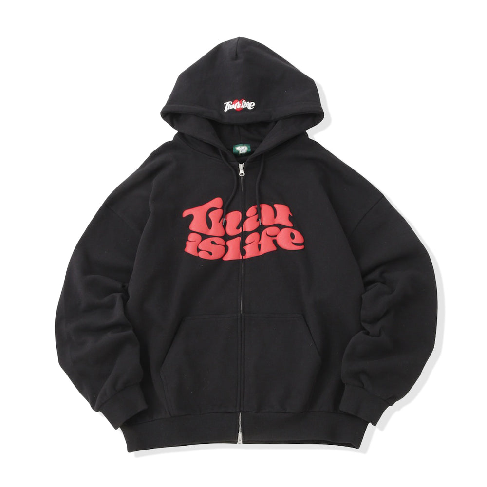 HEAVY WEIGHT 12.0oz FRONT LOGO ZIP HOODIE