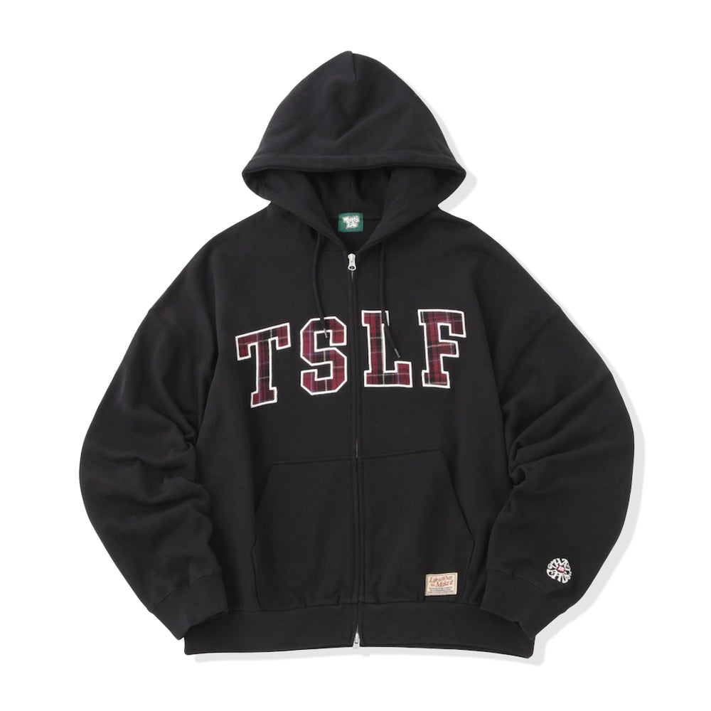 12.0oz FRONT LOGO ZIP HOODIE