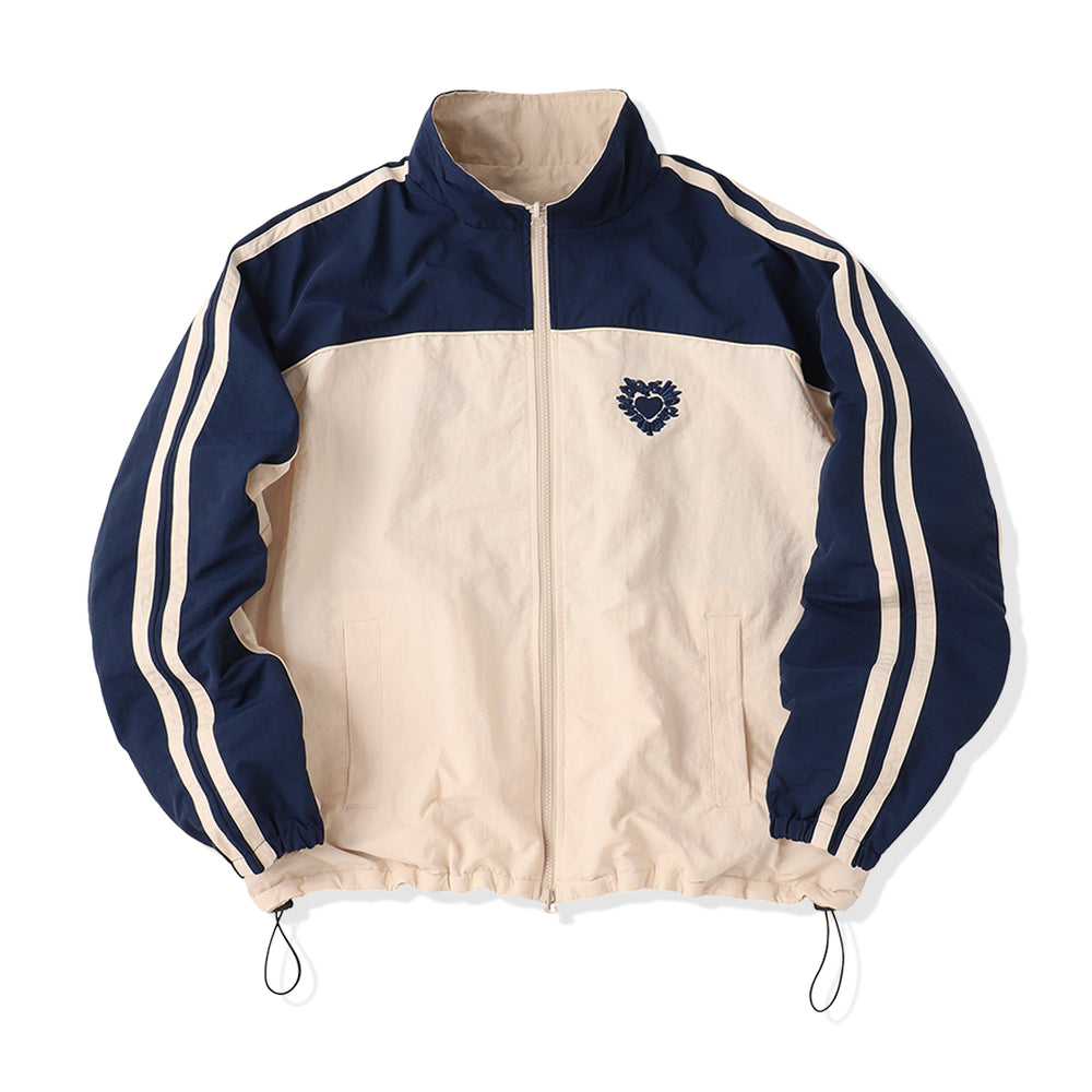 Heart logo 2way Reversible Nylon Jackets free